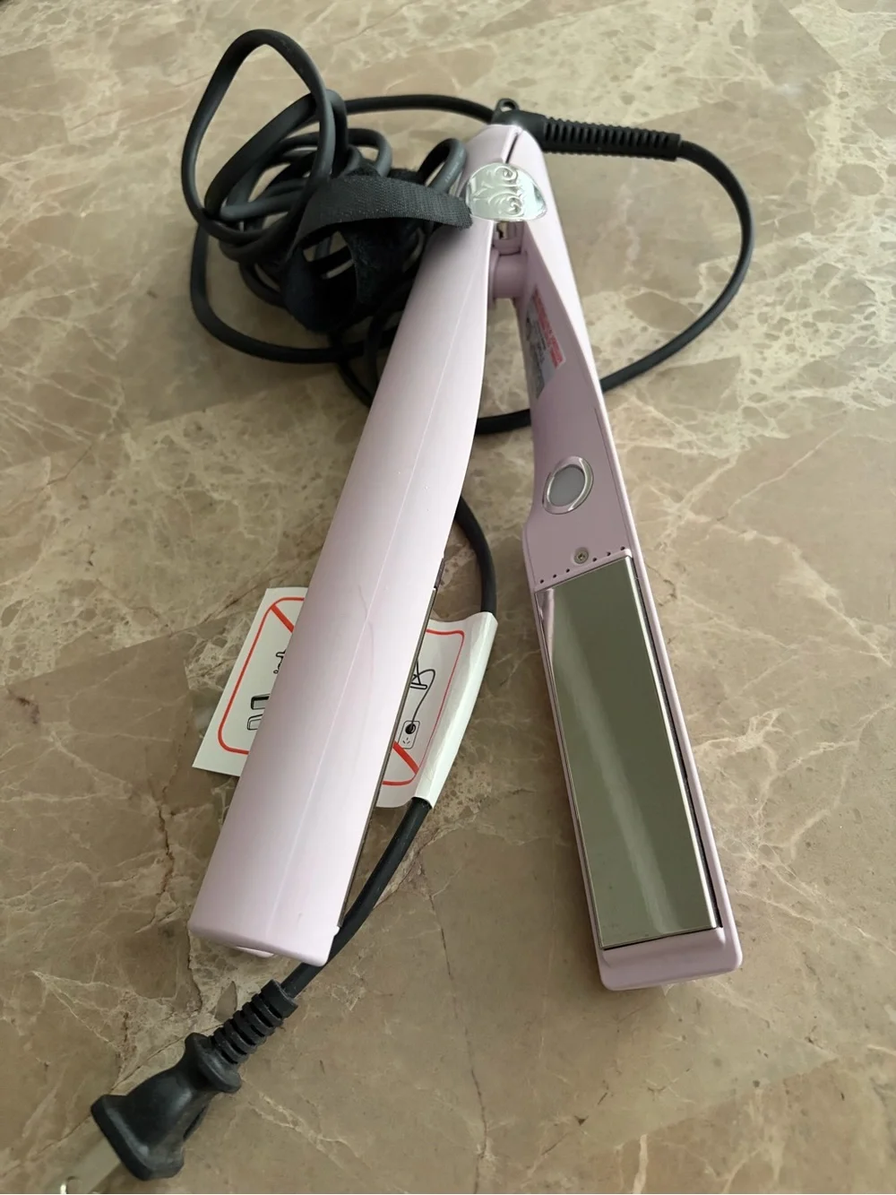 TYME Iron Pro - All-in-One Curling Iron & Straightener - Purple